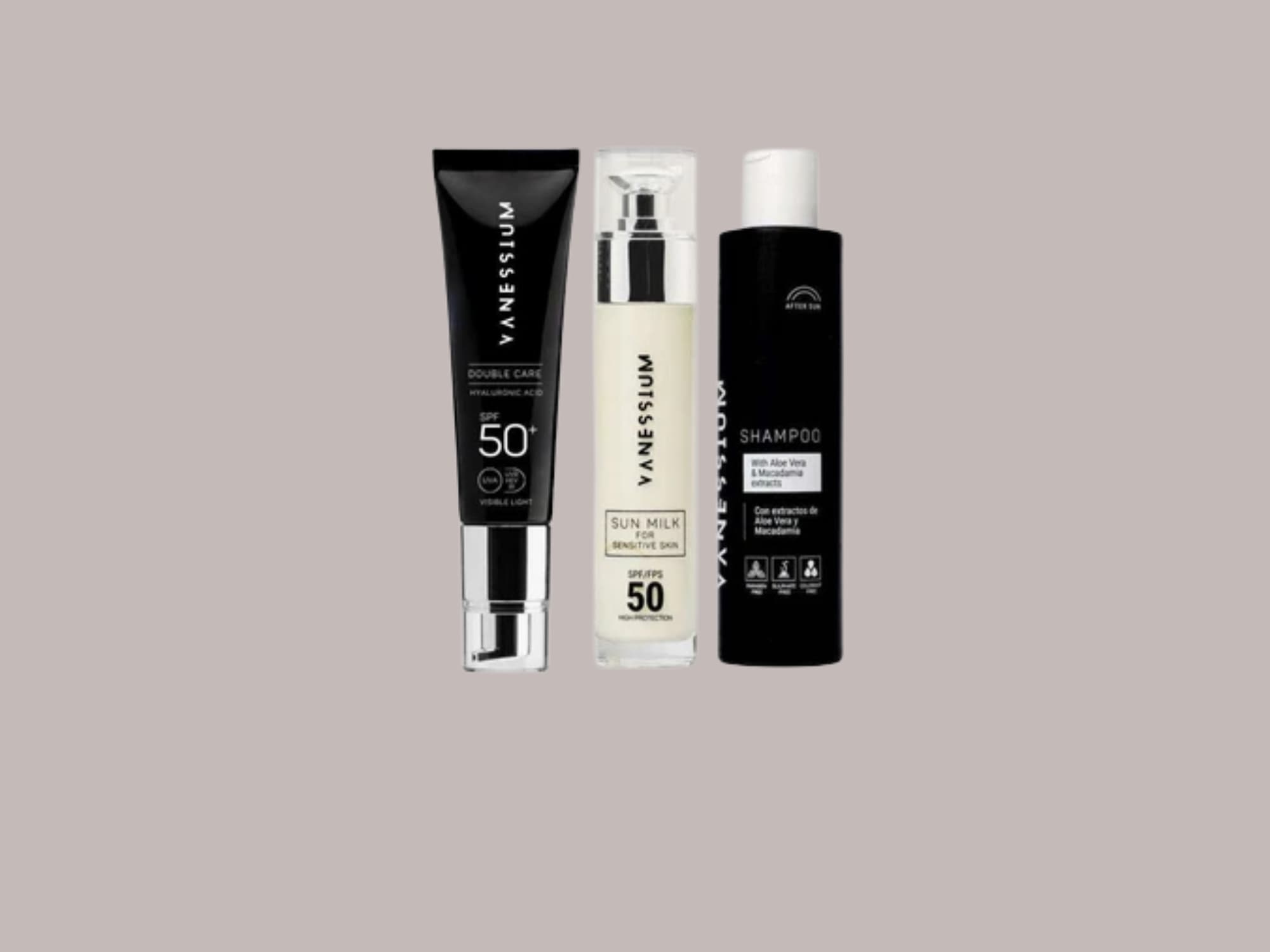 Set Mleko SPF50, Šampon, Krema Hyaluron